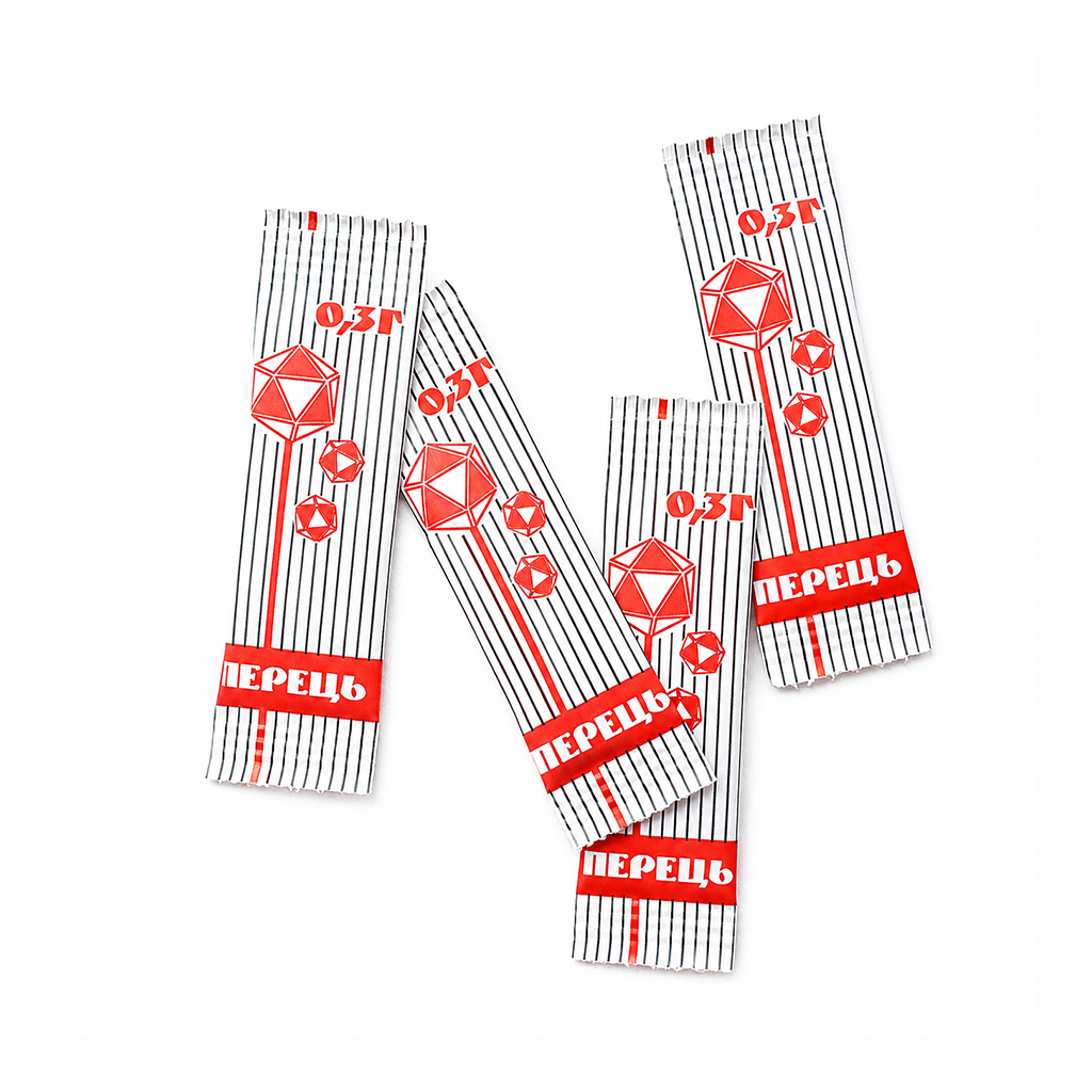 Чорний мелений перець – 0,3г – 0,6кг – 2000 стіків